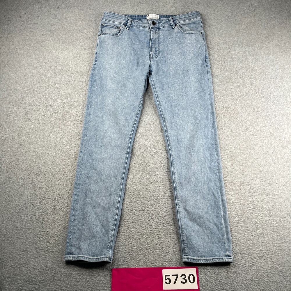 ASOS Denim Jeans Light Wash Straight 32x30 Casual Mens